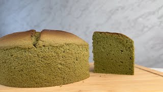 日本宇治抹茶戚風蛋糕綠茶蛋糕How to make Green tea chiffon cake,Matcha Cake簡易版LITTLE WORLD CAKERYCHEF WORLD