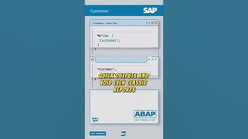 What is WRITE in ABAP? Debugging