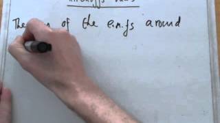 Kirchoffs Law 1. Luke Henderson Physics Videos.