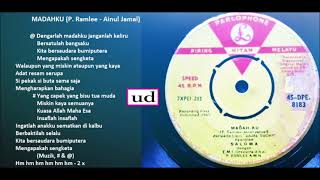 Download Lagu Saloma dgn. EMI Orkestra dbp. P. Ramlee AMN - Madahku (P. Ramlee-Ainul Jamal) - 1965 MP3