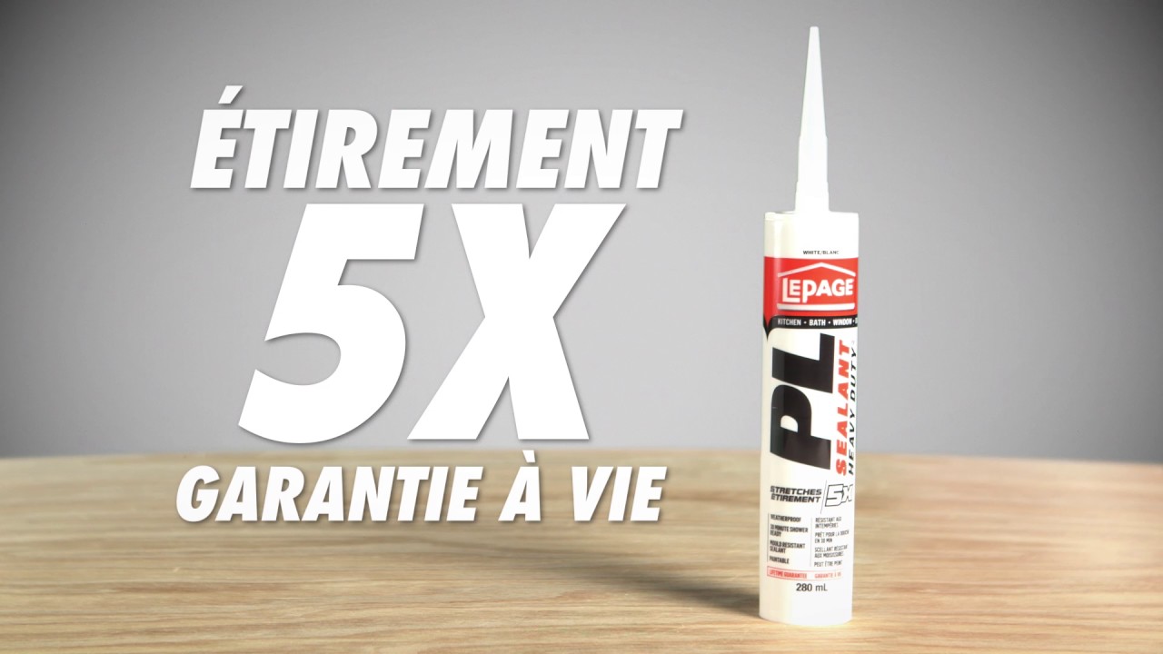 LePage PL Heavy Duty Scellant YouTube