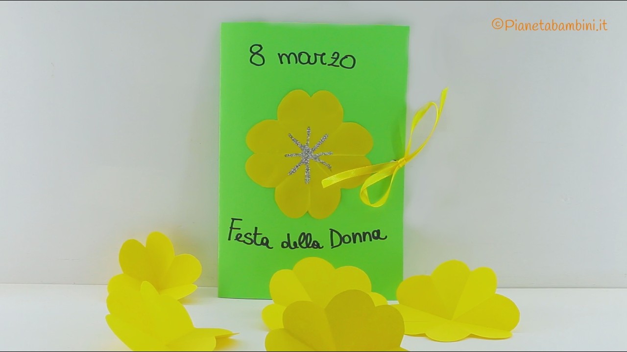 Tutorial: Biglietto con Fiori Pop-Up per la Giornata della Donna 🌼