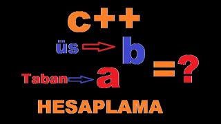 C De Üslü Sayı Hesaplama Programı Yab Dev C