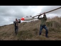 Arcus 8m  first flight at the seaside in brittany