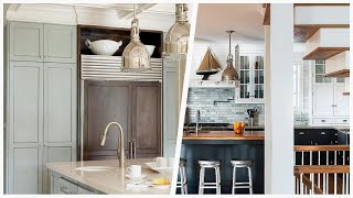 75 Mid-sized Kitchen With Recessed-panel Cabinets Design Ideas You'll Love 🔴