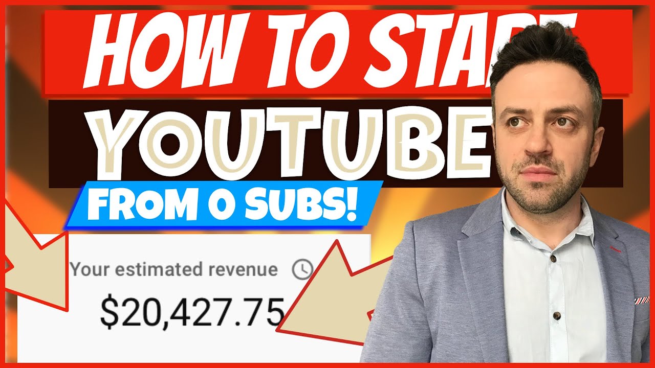 HOW TO START A YOUTUBE CHANNEL & GROW FROM ZERO SUBSCRIBERS FOR ...