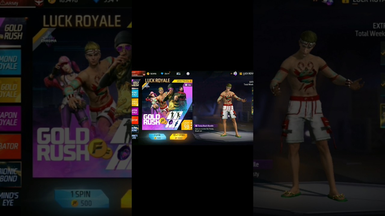 gold rush event free fire | gold rush event one spin trick | free fire new event  