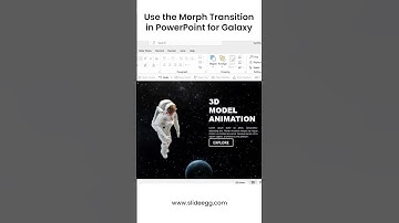 How to create a Morph Transition In PowerPoint for Galaxy #slideegg