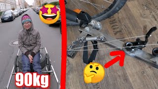 DIY AUFLAUFBREMSE und FAHRRADANHNGER selber bauen und TESTFAHRT [F2]  Fahrradwohnwagen bauen - YouTube