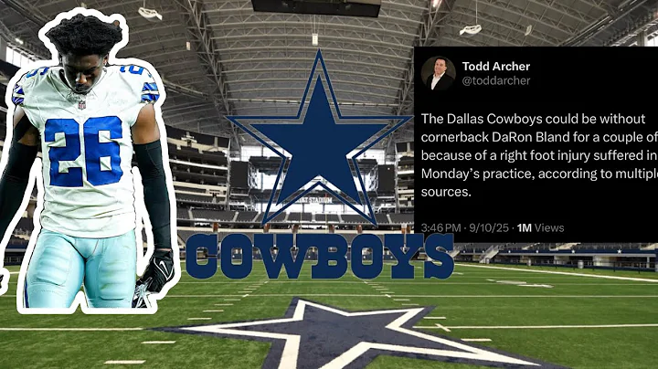 ✭Dallas Cowboys 2025 Breaking News: Daron Bland will miss multiple weeks with a foot injury🤦🏾‍♂️