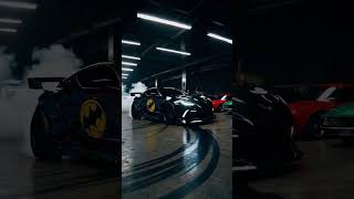 Batmobile Burnout Tire-Shredding