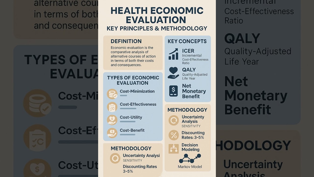 Health Economic Evaluation: Principles and Methodology