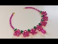 New Beautiful Beaded Necklace Making 💕 Necklace Tutorial @SaminabeadsCreation1 #subscribe #diy