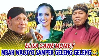Lucu !! Elisa sinden petuk, Mbah Waluyo di gawe mumet karo omongane Elisa 😂