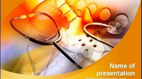 Physiotherapist PowerPoint Template by PoweredTemplate.com