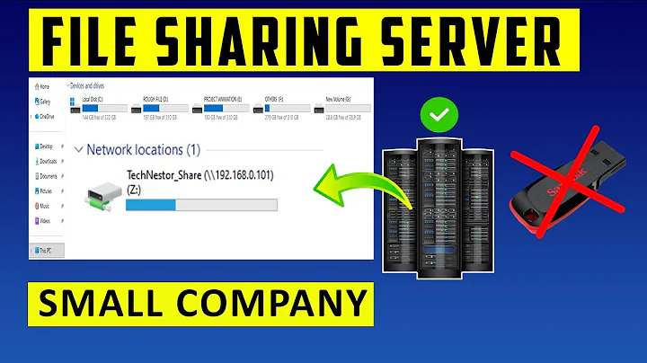 How to SETUP File Sharing Server in MINUTES For Small Company | কিভাবে ফাইল শেয়ারিং সার্ভার বানাবেন