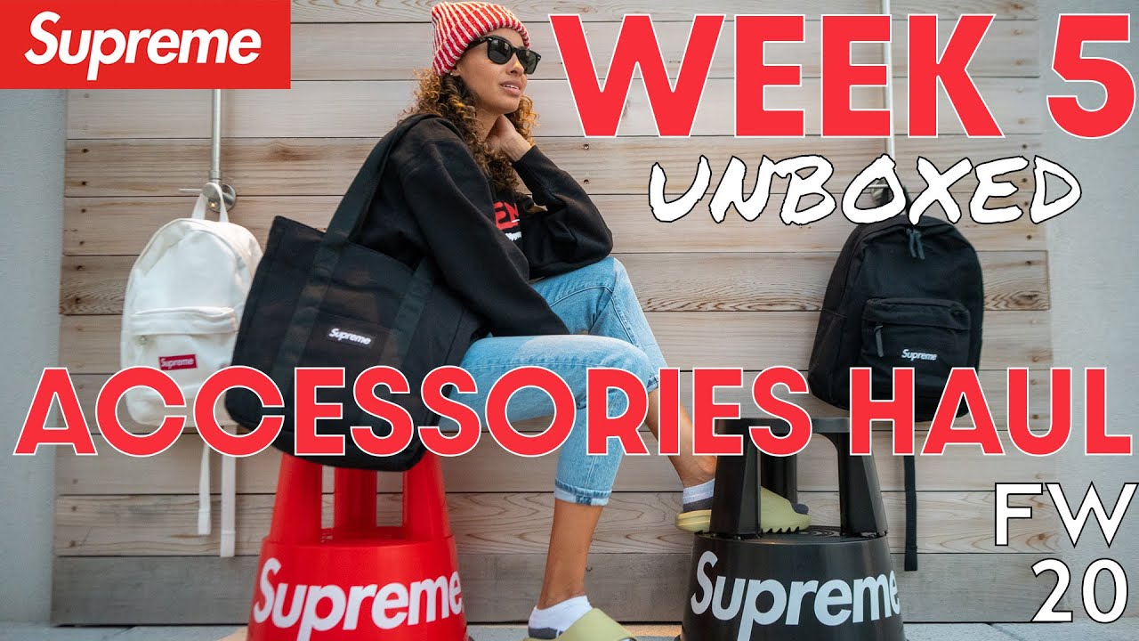 Supreme Canvas Tote Bag 'Black' Unboxing (Fall/Winter 2021) - YouTube