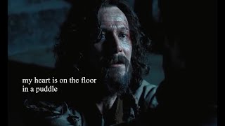 sirius black is actually a softie