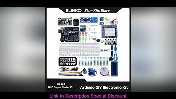 ELEGOO UNO Project Super Starter Kit with Tutorial and UNO R3 Compatible with Arduino IDE DIY Electr