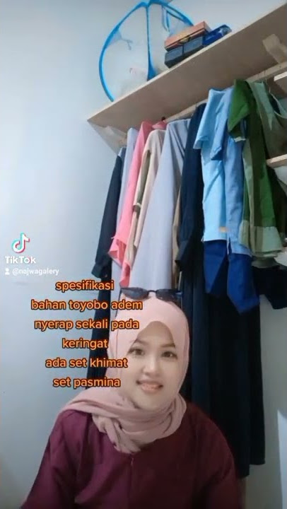 gamis viral buat OOTD by Isa Hijab