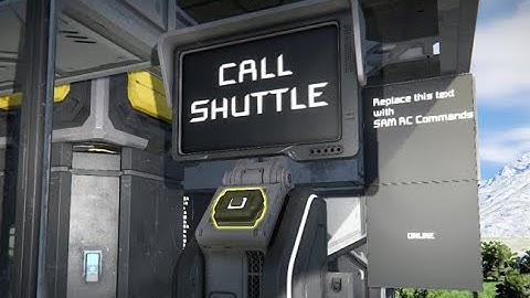 Call Shuttle / Go Home -  Proof Of Concept - Space Engineers Script for SAMv2TC autopilot
