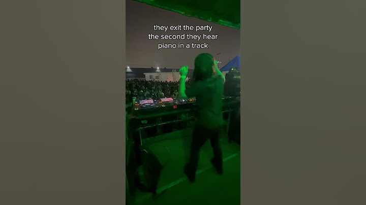 they're the worst part about techno