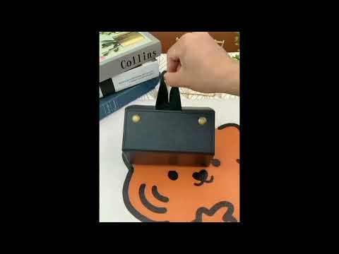 Місткий органайзер для окулярів GlassesCase, 5 відділень, коричневий, видео 1