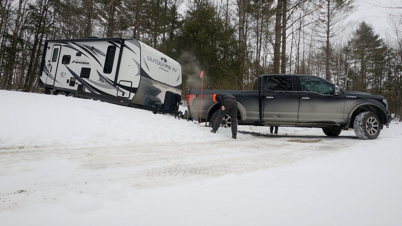 Moving our RV to our property in Vermont in WINTER YouTube