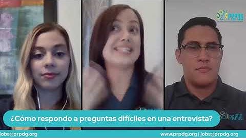 Cómo responder a preguntas DIFICILES en una entrevista
