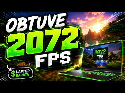 ALCANCÉ 2000FPS En Minecraft CON UNA LAPTOP BARATA