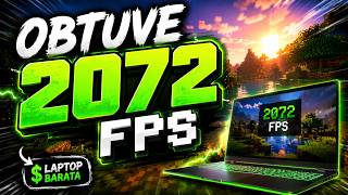 ALCANCÉ 2000FPS En Minecraft CON UNA LAPTOP BARATA
