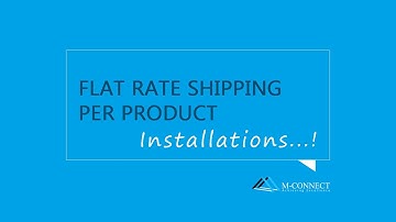 How to Install Flat Rate Shipping Per Product - Magento Extension?