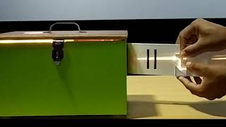 Demonstration of Basic Optical Phenomena using Optics Kit