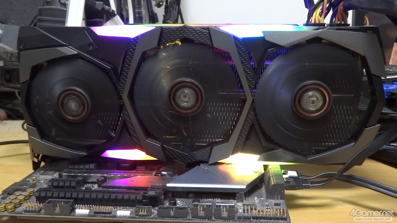 GeForce RTX 2080 GAMING X TRIOの動作音 - YouTube