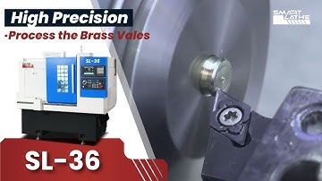 How to process the brass vales by smartlathe CNC lathe | High precision CNC lathe
