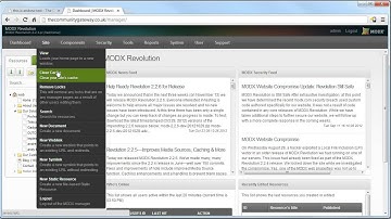 MODX User Guide - The Community Gateway - Part 1 of 3