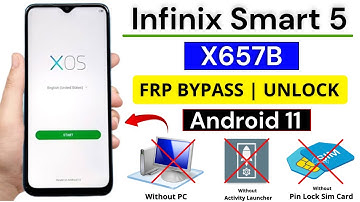 Infinix Smart 5 (X657B) FRP Bypass | Google Account Unlock / Remove FRP Lock Without PC Android 11