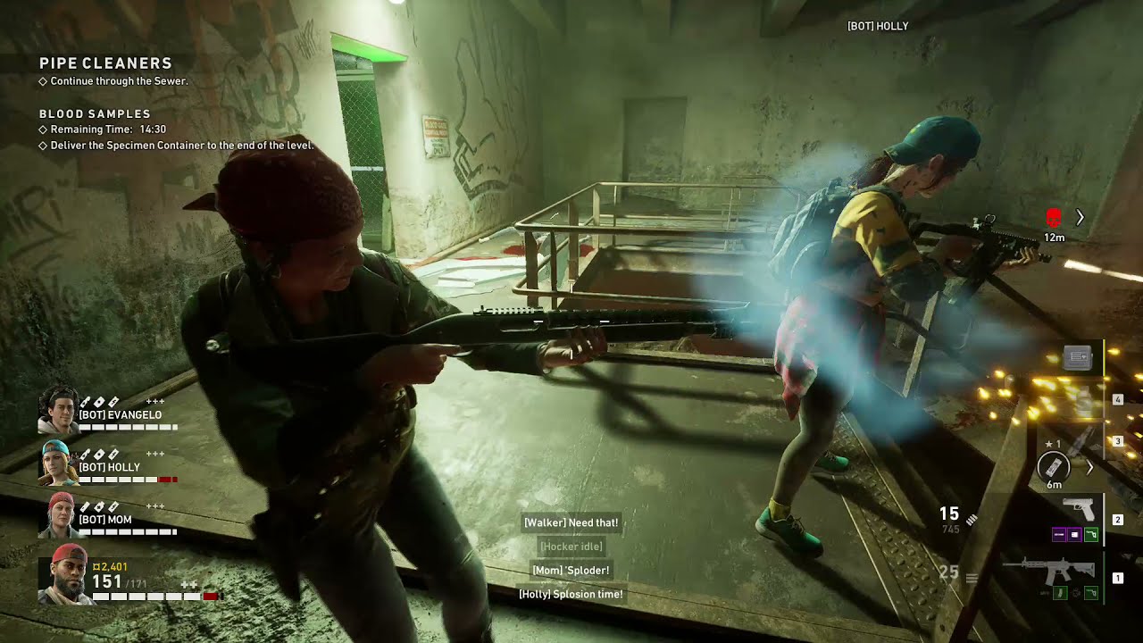 Back 4 Blood - PLAN B : pipe cleaners Part 1