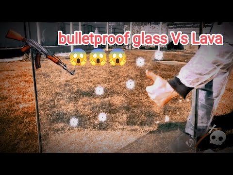 We broke the bulletproof glass with lava #lava #bangstory