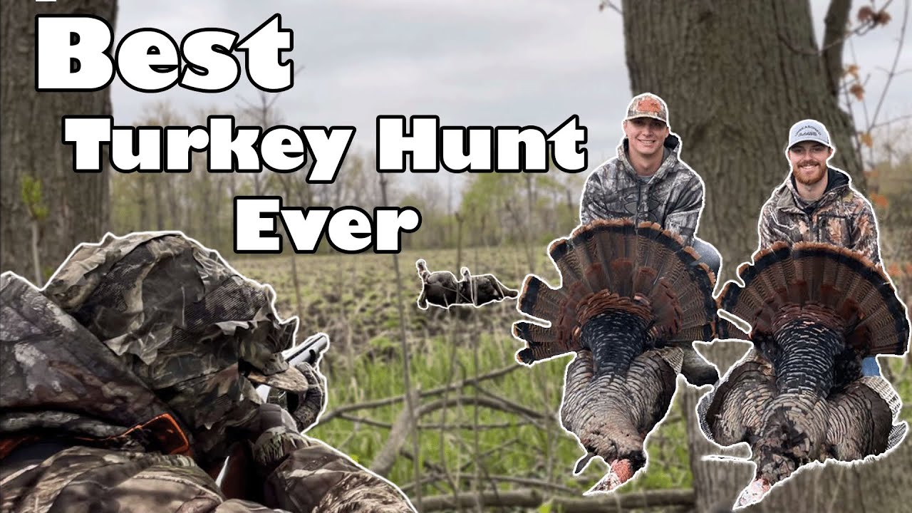 Our BEST TURKEY HUNT EVER! 2 long beards down within 15 seconds