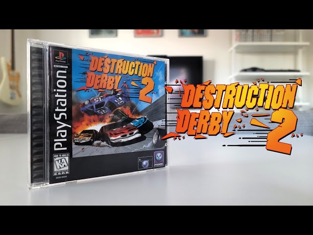 Lot 2 Jeux Destruction Derby 1 Et 2 PS1 PSX Playstation Pal Complet Tbe