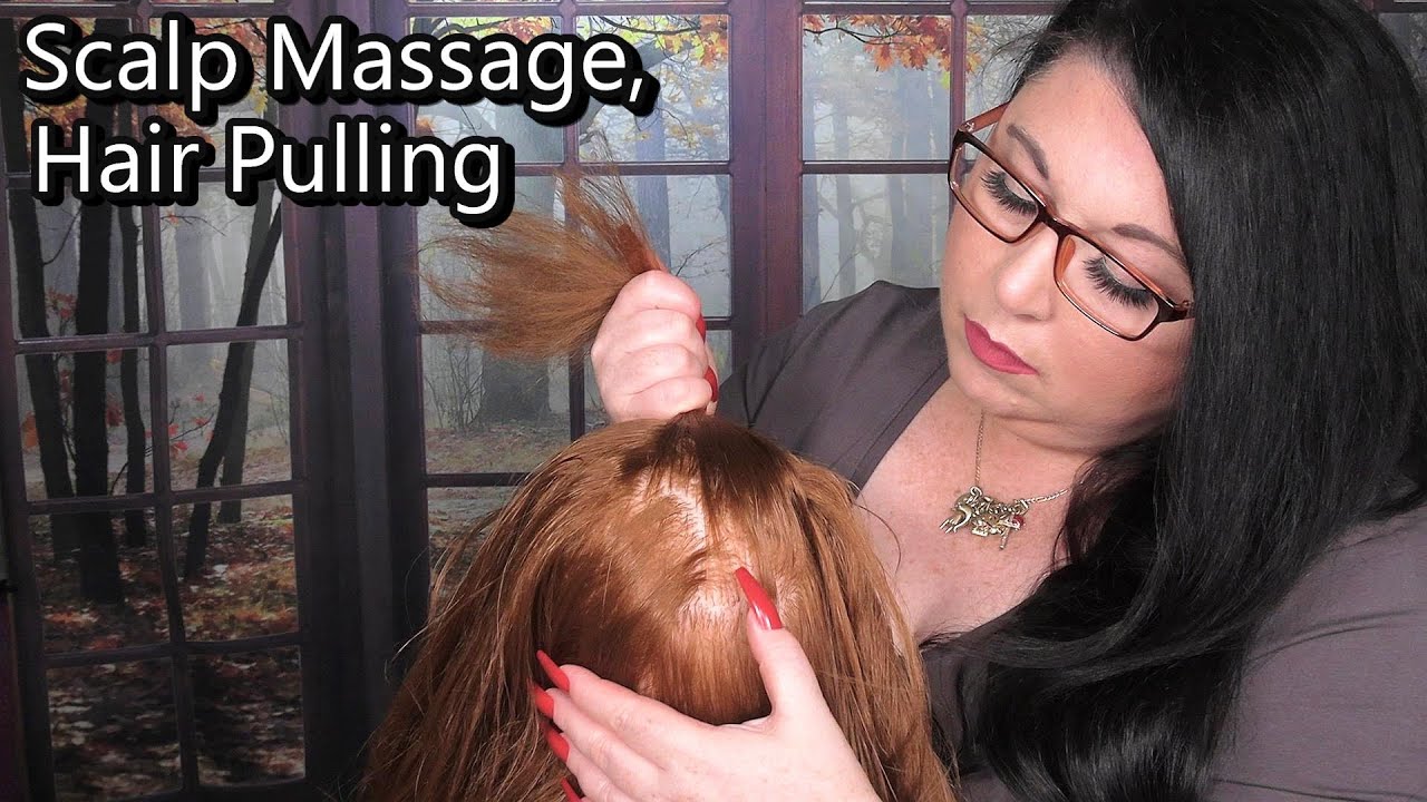 ASMR Hair Pulling, Scalp Massage, Scalp Scratching with Long Nails for MAXIMUM Tingles & Relaxation