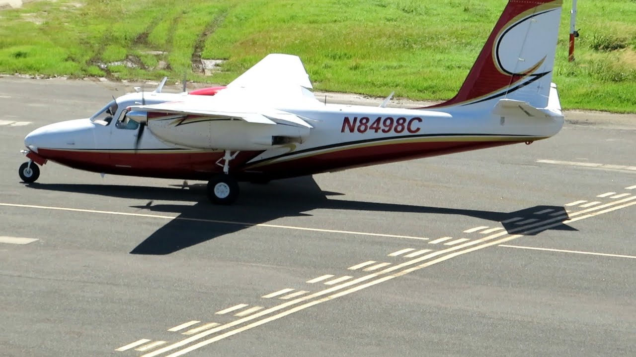 Rockwell Aero Commander 500 Returns for the festive season @ Taddy Bay Int Airport