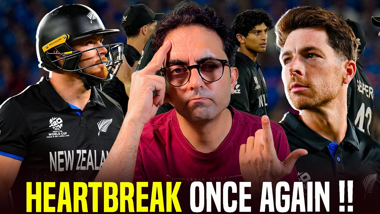 Another Final, Another Heartbreak for New Zealand 💔 New Zealand Finish Runners-Up in T20 WC 2026 🇳🇿🏏