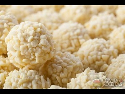 Receita de brigadeiro branco sem leite condensado - YouTube