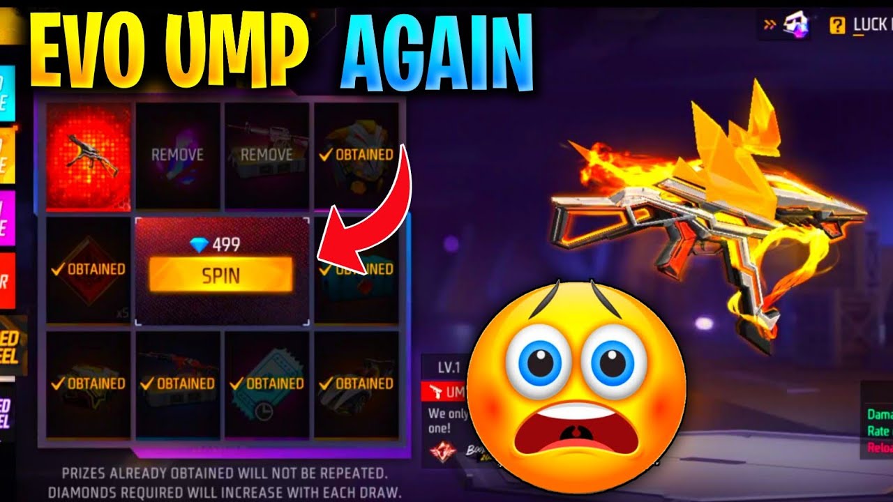 Evo Ump Return Again 🤑 | New Faded  wheel Event 😲 