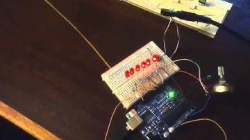 Arduino secuencia leds + vumetro