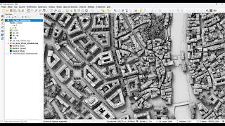 LiDAR Digital surface model of Zurich