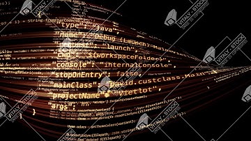The abstract code moves in the virtual space