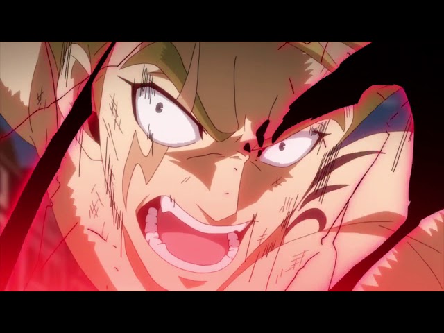 Fairy Tail  Final Series Laxus Use dark red Lightning class=